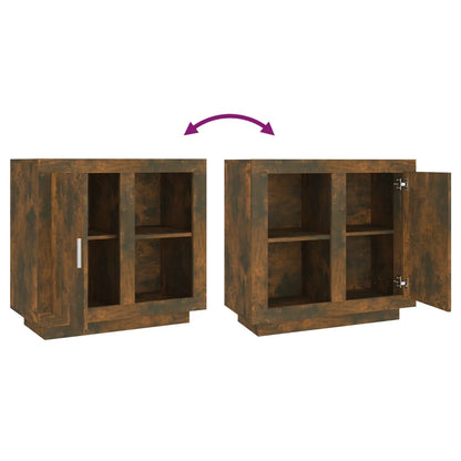Credenza Rovere Fumo 80x40x75 cm - homemem39