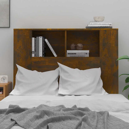 Testiera con Scomparti Rovere Fumo 100x18,5x102,5 cm - homemem39