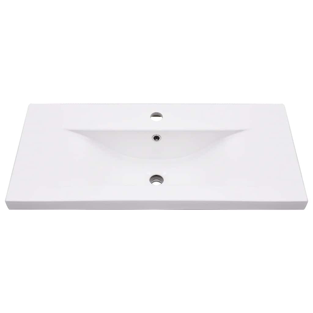 Telaio per Lavabo da Bagno con Lavabo Integrato Bianco in Ferro | homemem39