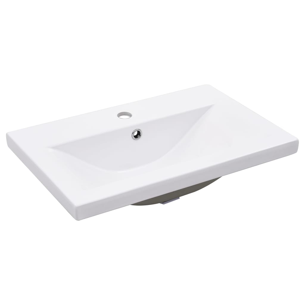 Telaio per Lavabo da Bagno con Lavabo Integrato Bianco in Ferro | homemem39