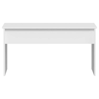 Tavolino da Salotto Bianco 102x50,5x52,5cm in Legno Multistrato