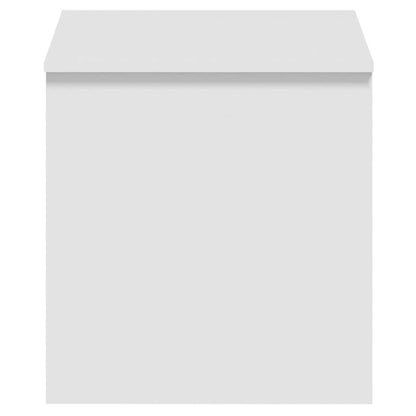 Tavolino da Salotto Bianco 102x50,5x52,5cm in Legno Multistrato