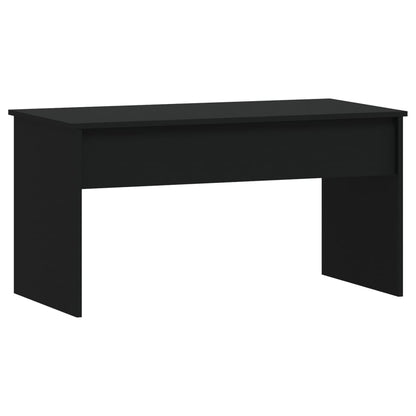 Tavolino da Salotto Nero 102x50,5x52,5 cm in Legno Multistrato | homemem39