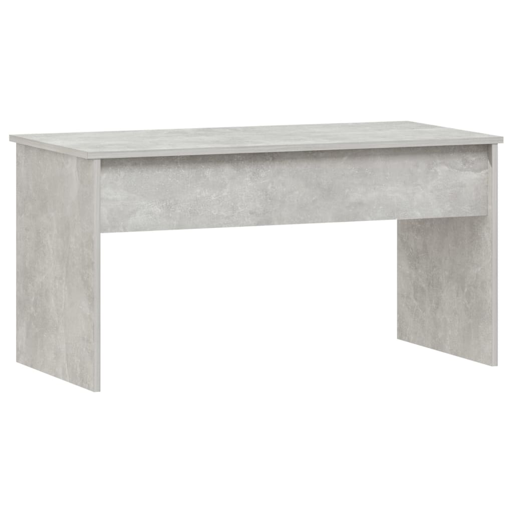 Tavolino Grigio Cemento 102x50,5x52,5 cm in Legno Multistrato | homemem39