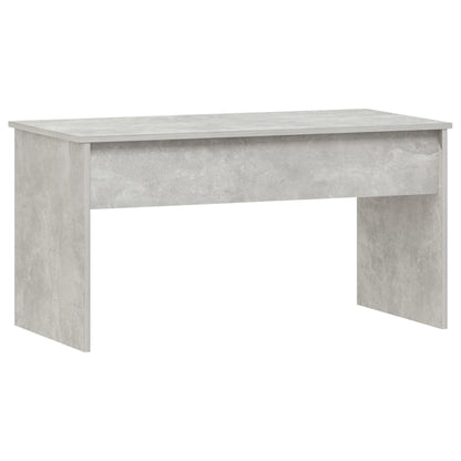 Tavolino Grigio Cemento 102x50,5x52,5 cm in Legno Multistrato | homemem39