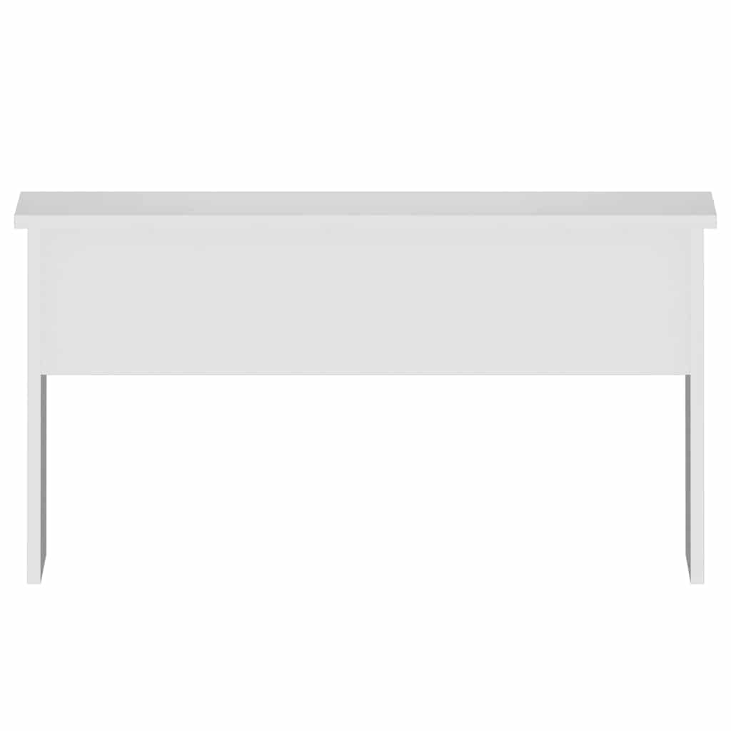 Tavolino da Salotto Bianco 80x50,5x41,5 cm Legno Multistrato