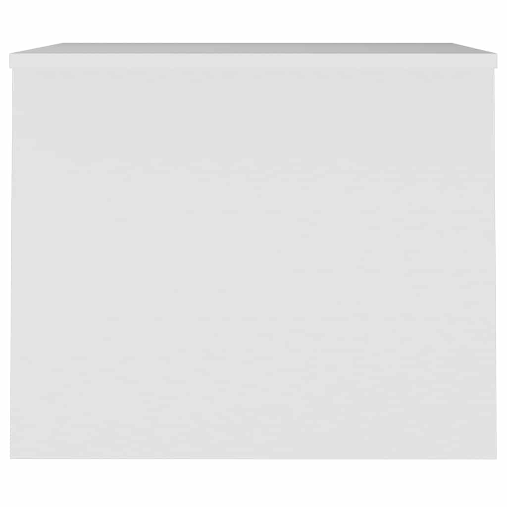 Tavolino da Salotto Bianco 80x50,5x41,5 cm Legno Multistrato
