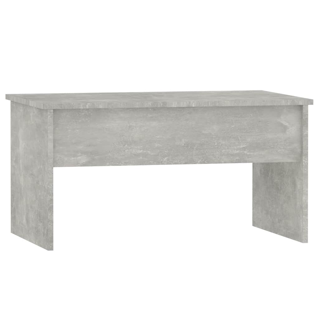 Tavolino Grigio Cemento 80x50,5x41,5 cm in Legno Multistrato | homemem39