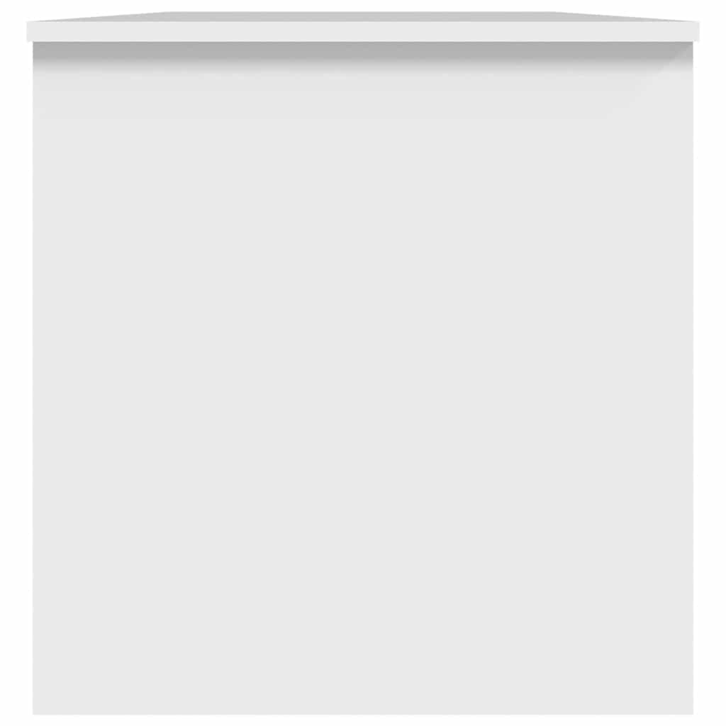 Tavolino da Salotto Bianco 102x50x52,5 cm in Legno Multistrato | homemem39