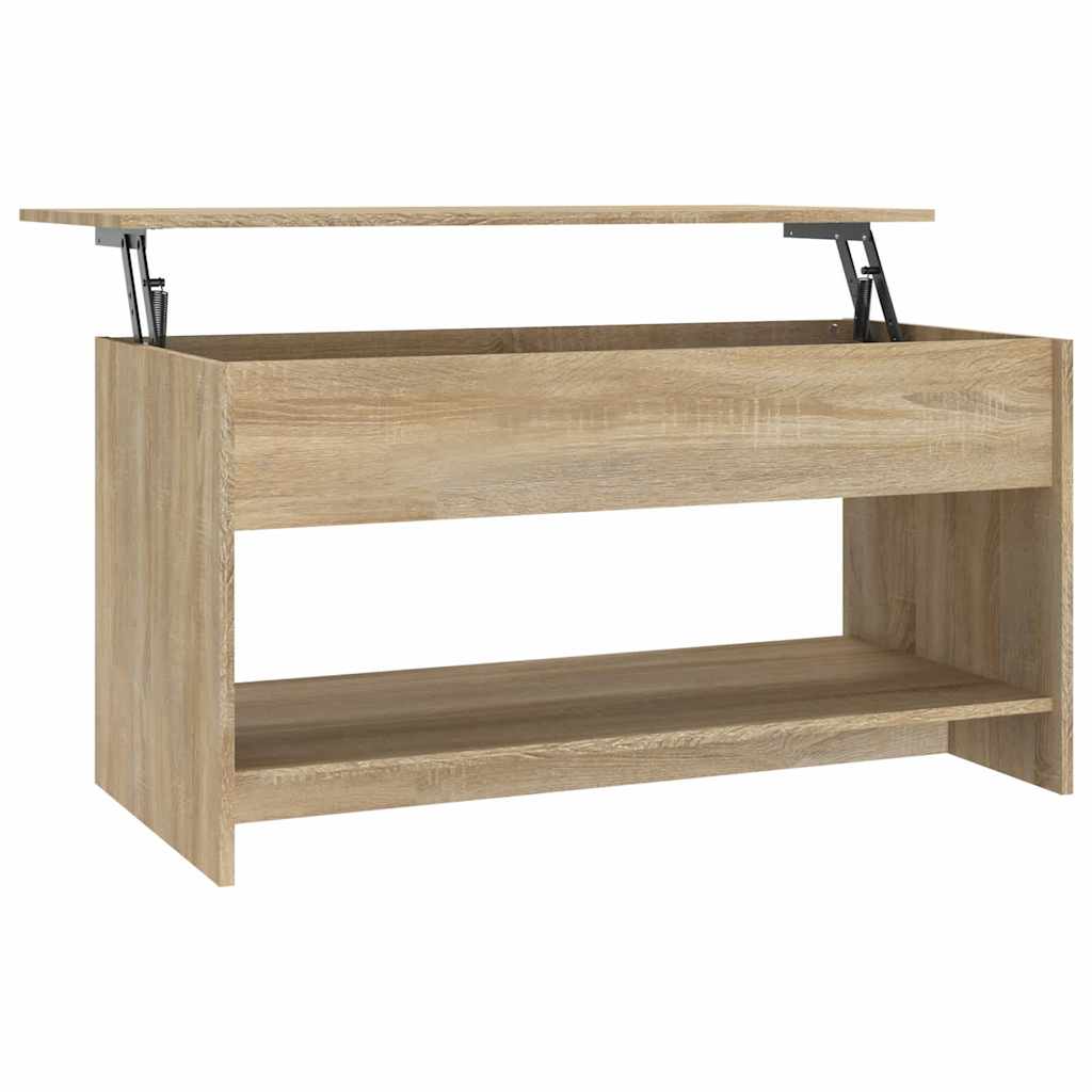 Tavolino Salotto Rovere Sonoma 102x50x52,5 cm Legno Multistrato | homemem39