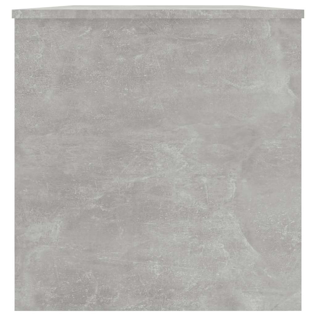 Tavolino Salotto Grigio Cemento 102x50x52,5cm Legno Multistrato