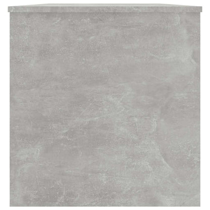 Tavolino Salotto Grigio Cemento 102x50x52,5cm Legno Multistrato