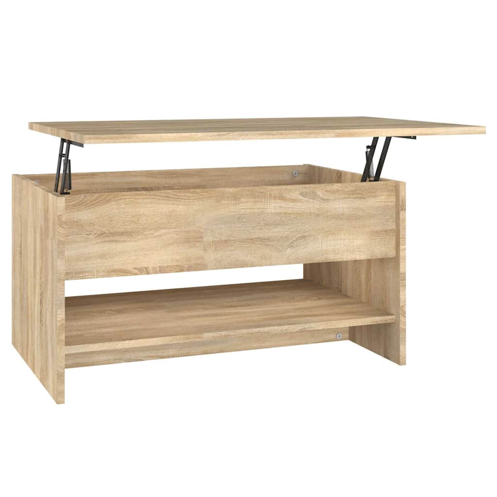Tavolino da Salotto Rovere Sonoma 80x50x40 cm Legno Multistrato