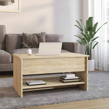 Tavolino da Salotto Rovere Sonoma 80x50x40 cm Legno Multistrato | homemem39