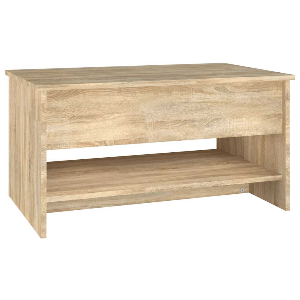 Tavolino da Salotto Rovere Sonoma 80x50x40 cm Legno Multistrato | homemem39