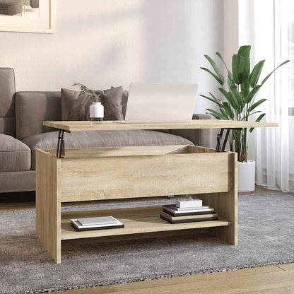 Tavolino da Salotto Rovere Sonoma 80x50x40 cm Legno Multistrato | homemem39