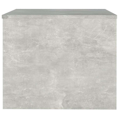 Tavolino da Salotto Grigio Cemento 80x50x40cm Legno Multistrato