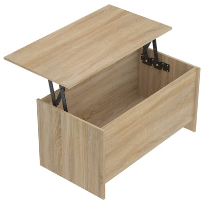 Tavolino Rovere Sonoma 102x55,5x52,5 cm in Legno Multistrato | homemem39