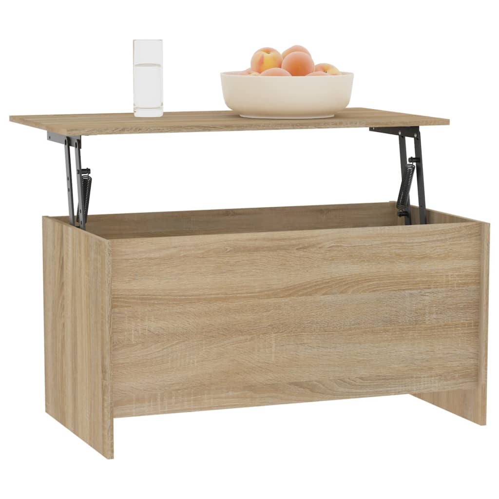 Tavolino Rovere Sonoma 102x55,5x52,5 cm in Legno Multistrato | homemem39