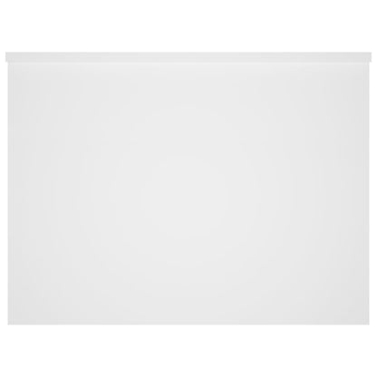 Tavolino da Salotto Bianco 80x55,5x41,5 cm in Legno Multistrato | homemem39