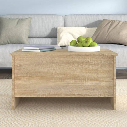 Tavolino Salotto Rovere Sonoma 80x55,5x41,5cm Legno Multistrato | homemem39