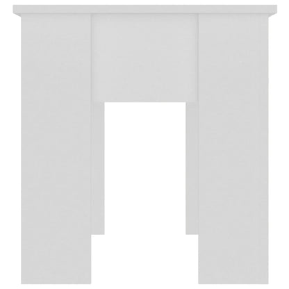 Tavolino da Salotto Bianco 101x49x52 cm in Legno Multistrato | homemem39