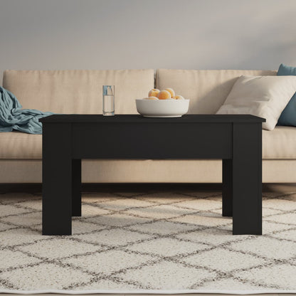 Tavolino da Salotto Nero 101x49x52 cm in Legno Multistrato | homemem39