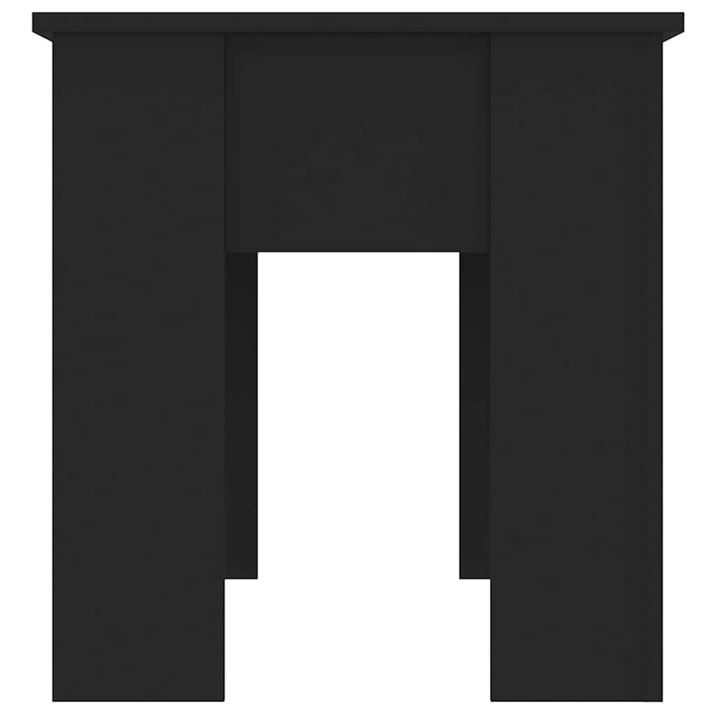 Tavolino da Salotto Nero 101x49x52 cm in Legno Multistrato