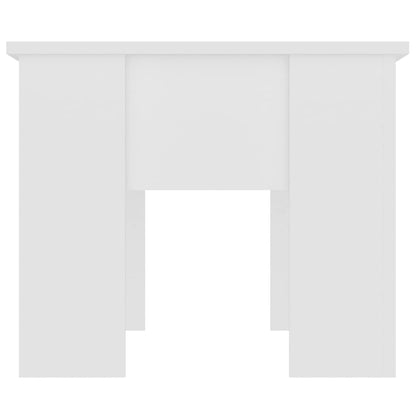 Tavolino da Salotto Bianco 79x49x41 cm in Legno Multistrato