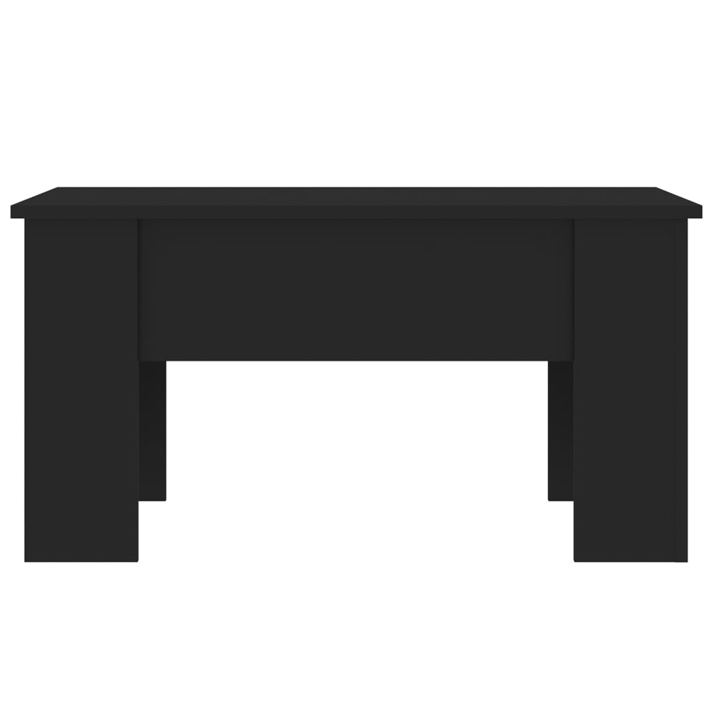 Tavolino da Salotto Nero 79x49x41 cm in Legno Multistrato | homemem39