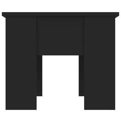 Tavolino da Salotto Nero 79x49x41 cm in Legno Multistrato