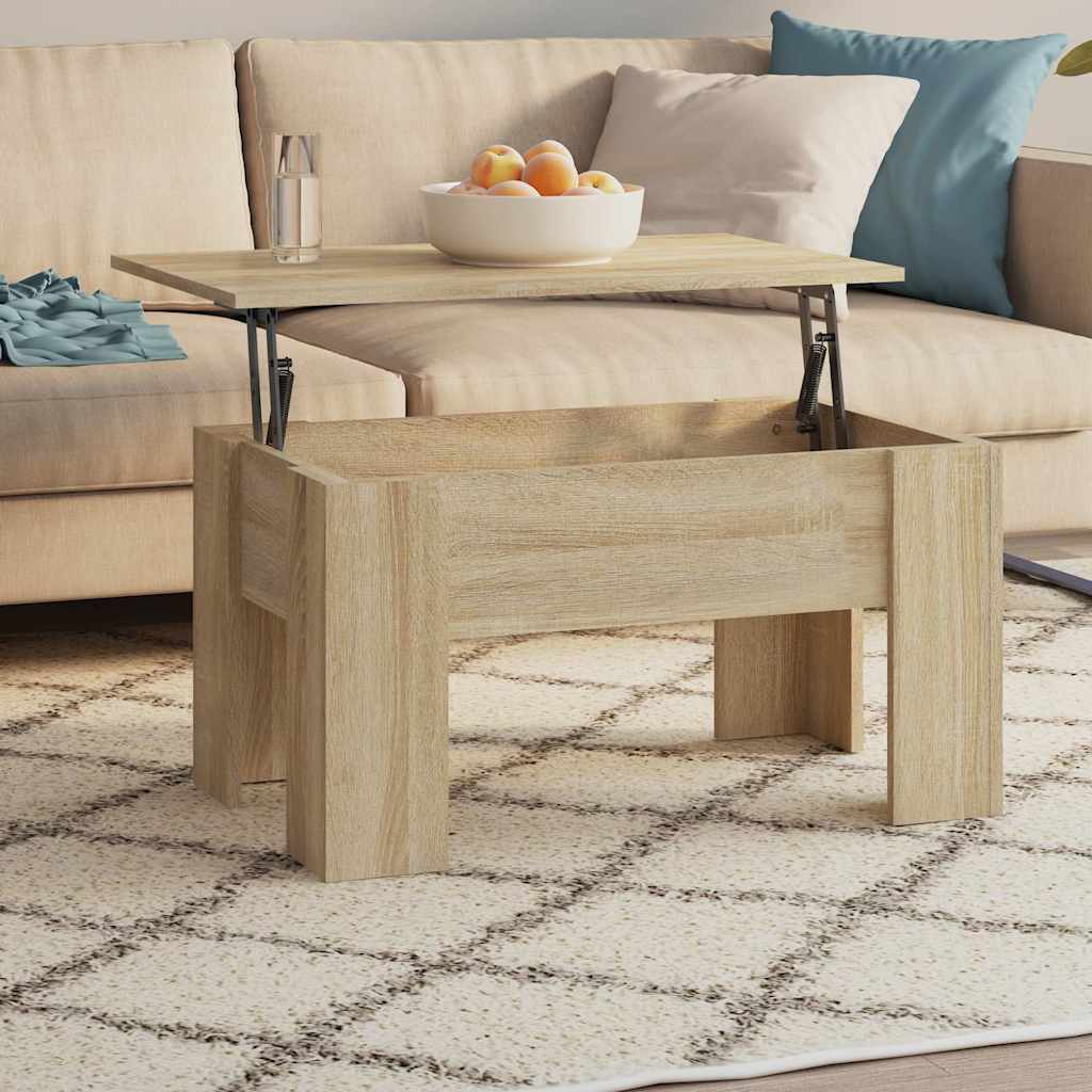 Tavolino da Salotto Rovere Sonoma 79x49x41 cm Legno Multistrato