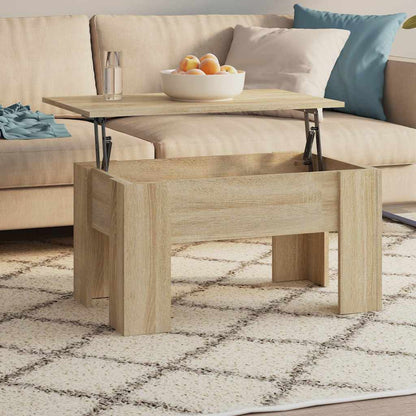 Tavolino da Salotto Rovere Sonoma 79x49x41 cm Legno Multistrato
