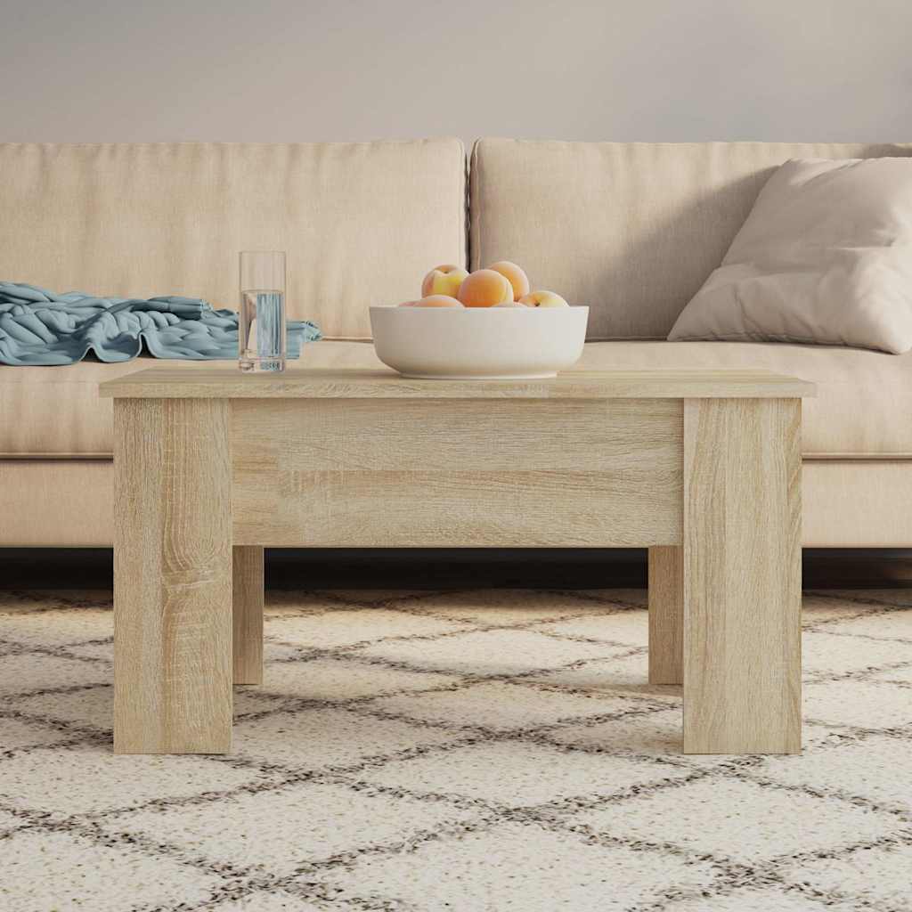 Tavolino da Salotto Rovere Sonoma 79x49x41 cm Legno Multistrato