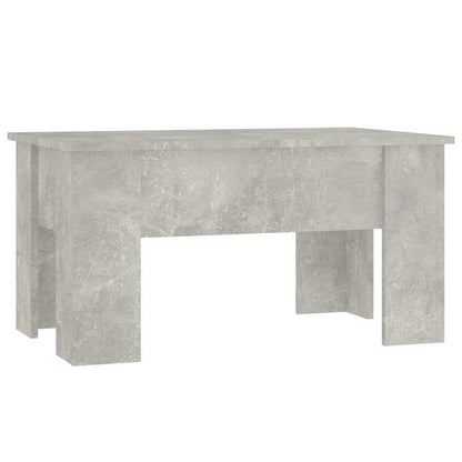 Tavolino da Salotto Grigio Cemento 79x49x41cm Legno Multistrato