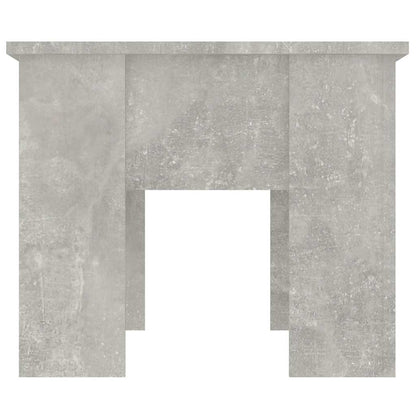 Tavolino da Salotto Grigio Cemento 79x49x41cm Legno Multistrato