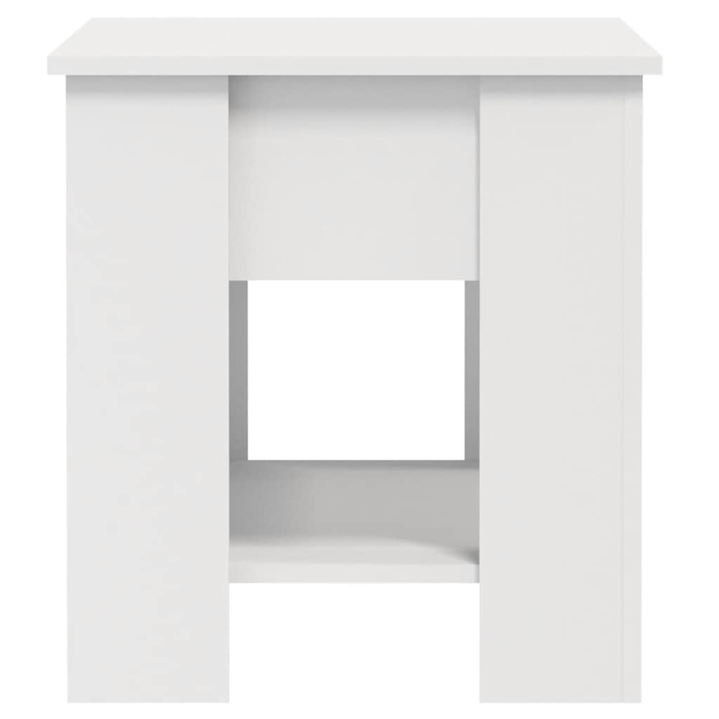 Tavolino da Salotto Bianco 101x49x52 cm in Legno Multistrato | homemem39