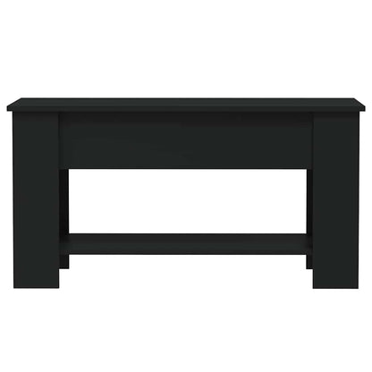 Tavolino da Salotto Nero 101x49x52 cm in Legno Multistrato | homemem39