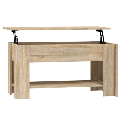 Tavolino da Salotto Rovere Sonoma 101x49x52cm Legno Multistrato | homemem39