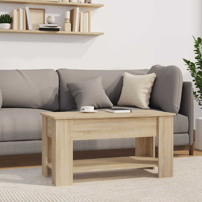 Tavolino da Salotto Rovere Sonoma 101x49x52cm Legno Multistrato | homemem39