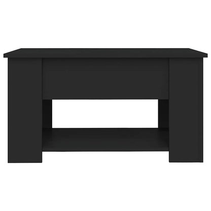 Tavolino da Salotto Nero 79x49x41 cm in Legno Multistrato | homemem39
