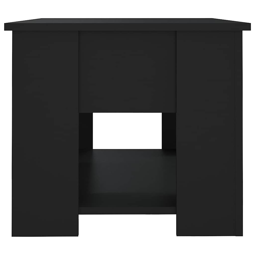 Tavolino da Salotto Nero 79x49x41 cm in Legno Multistrato | homemem39