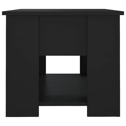 Tavolino da Salotto Nero 79x49x41 cm in Legno Multistrato | homemem39