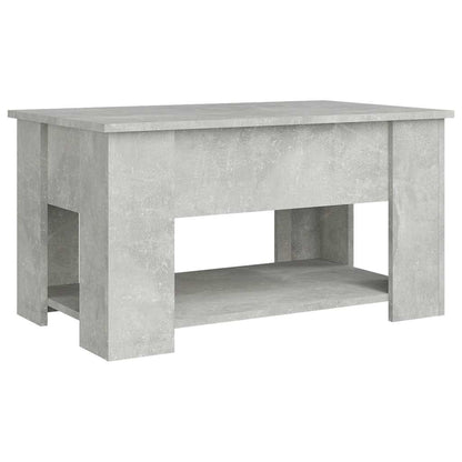 Tavolino da Salotto Grigio Cemento 79x49x41cm Legno Multistrato | homemem39