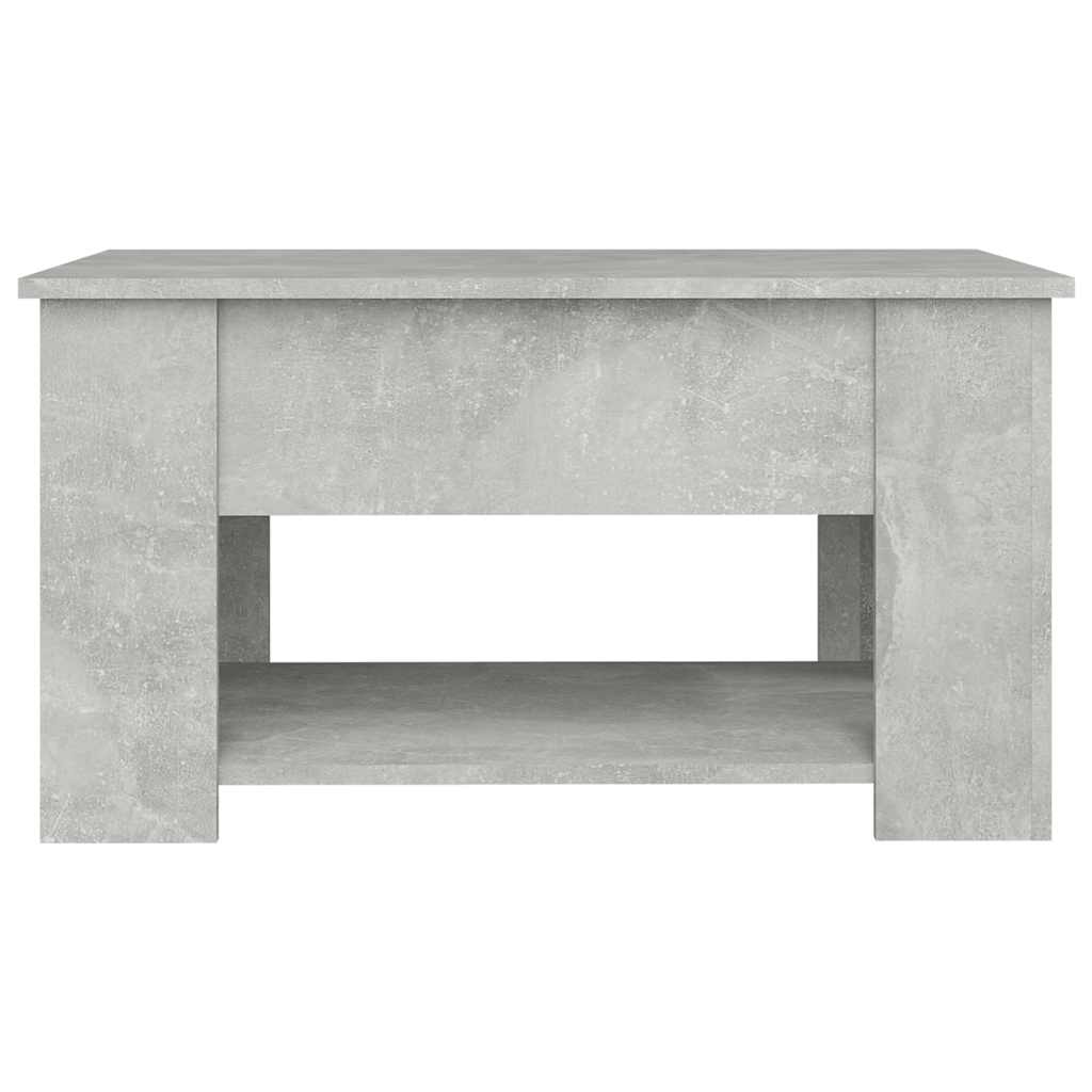 Tavolino da Salotto Grigio Cemento 79x49x41cm Legno Multistrato | homemem39