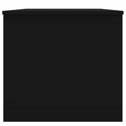 Tavolino da Salotto Nero 102x50,5x46,5 cm in Legno Multistrato | homemem39