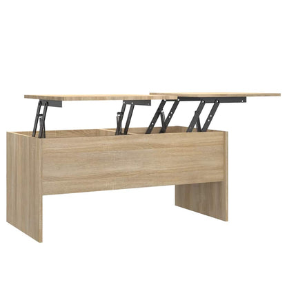 Tavolino Rovere Sonoma 102x50,5x46,5 cm in Legno Multistrato | homemem39