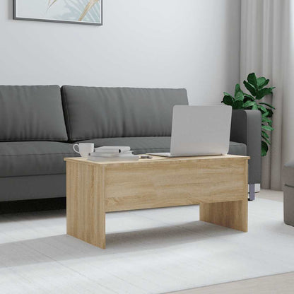 Tavolino Rovere Sonoma 102x50,5x46,5 cm in Legno Multistrato | homemem39
