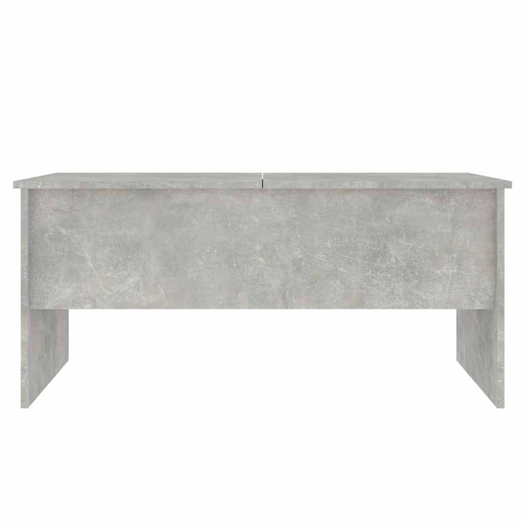 Tavolino Grigio Cemento 102x50,5x46,5 cm in Legno Multistrato | homemem39