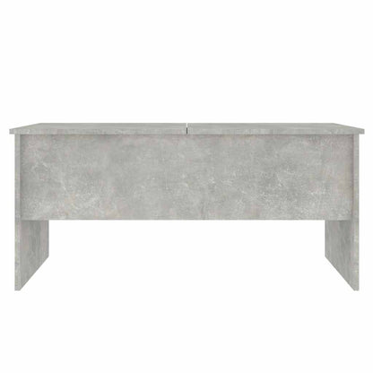 Tavolino Grigio Cemento 102x50,5x46,5 cm in Legno Multistrato | homemem39